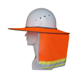 Hard Hat Sun Shade - Orange