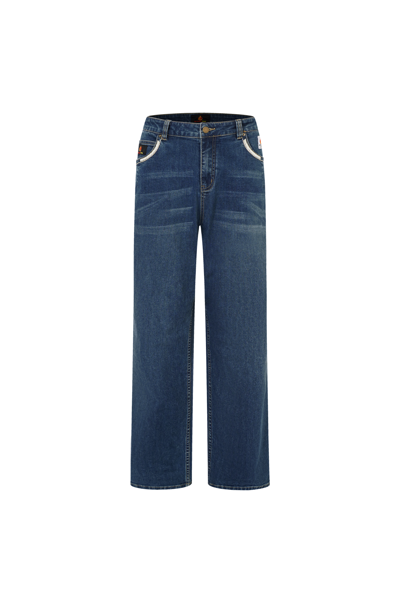 Budget FRC Men's Stretch Embroidery FR Jeans – Relaxed Fit | CAT 2 | NFPA 2112