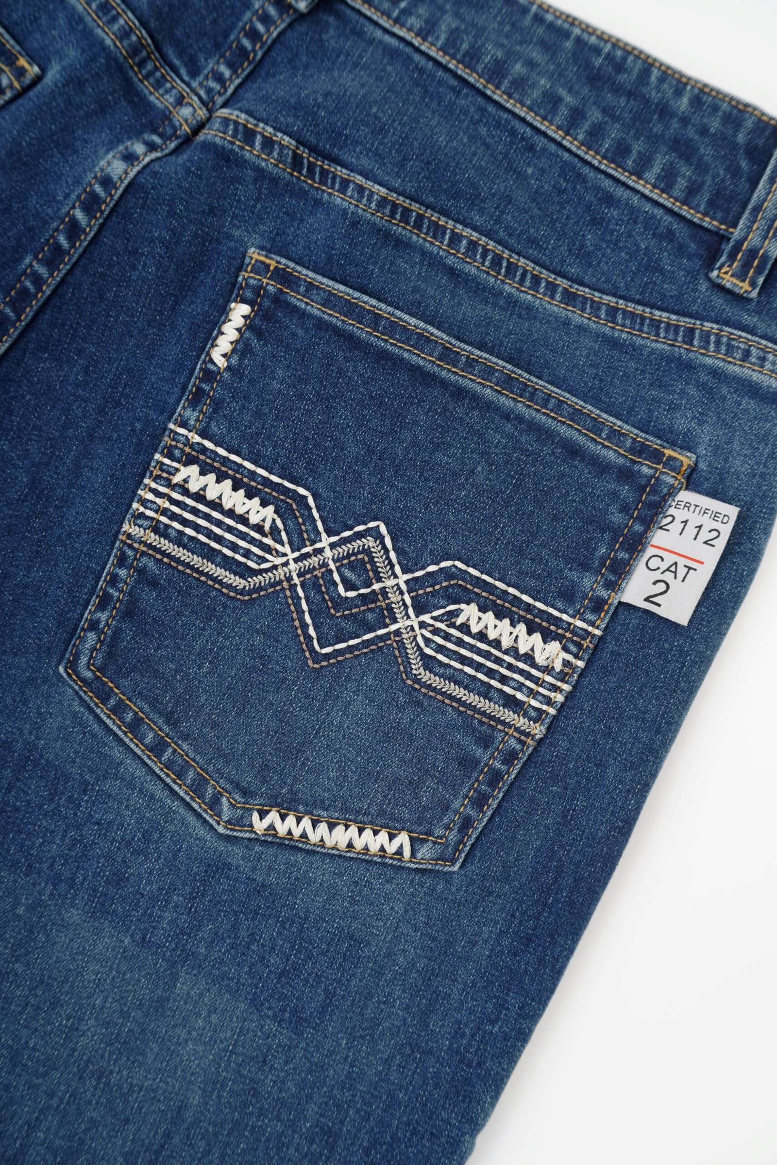 Budget FRC Men's Stretch Embroidery FR Jeans – Relaxed Fit | CAT 2 | NFPA 2112 - Image 9